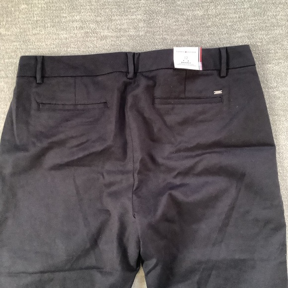 Tommy Hilfiger NWT Waverly Slim Stretch Black Capri Sz. 12 - Picture 6 of 7